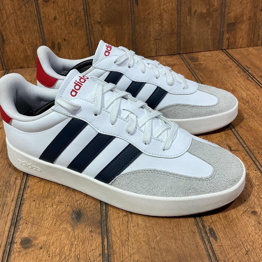 Adidas Barreda Men's 11.5 Athletic Shoe White Sneaker Footwear Casual Trainers